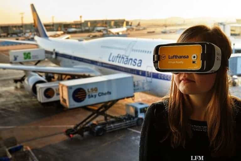 VR-Brille überzeugt Reisende zu Upgrade