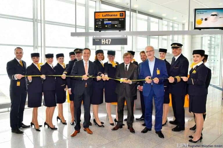 Lufthansa A350 im Liniendienst nach Indien