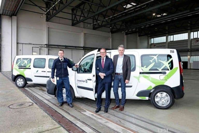 Dortmund Airport bekommt Elektrofahrzeuge von Renault
