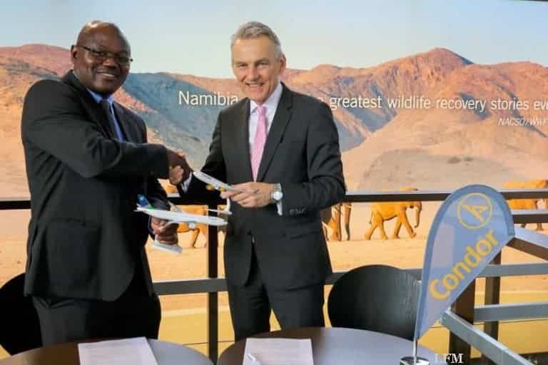 Condor im Codeshare mit Air Namibia