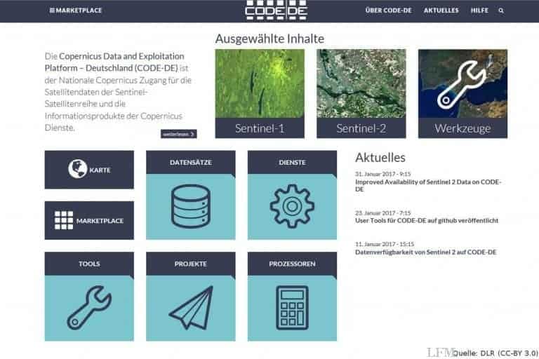 DLR macht Daten aus Copernicus zugänglich