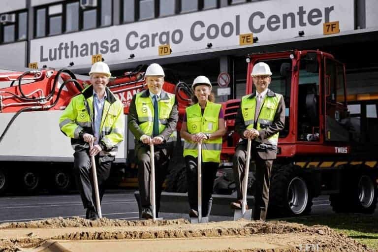 Spatenstich für Cool Center von Lufthansa Cargo am Fraport