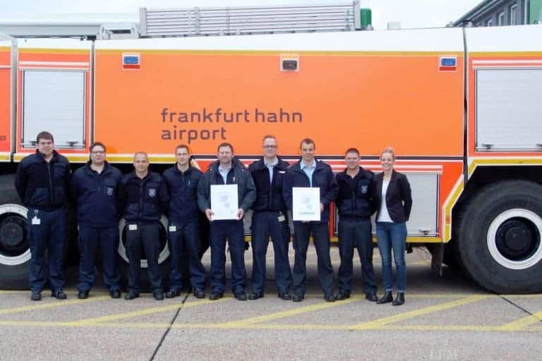 Feuerwehr am Hahn-Airport erhält DFFA