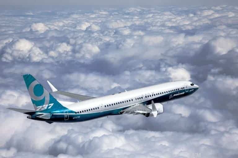 Boeing 737 MAX 9 beim ersten Flug