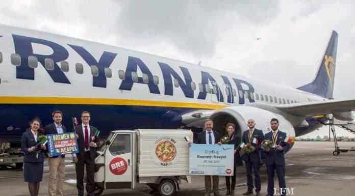 Hafen- und Vesuvstadt Neapel im Ryanair-Flugplan Bremen