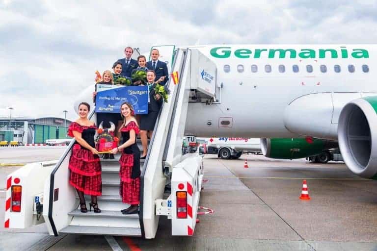 Urlaubsflieger Germania verbindet Stuttgart mit Almeria