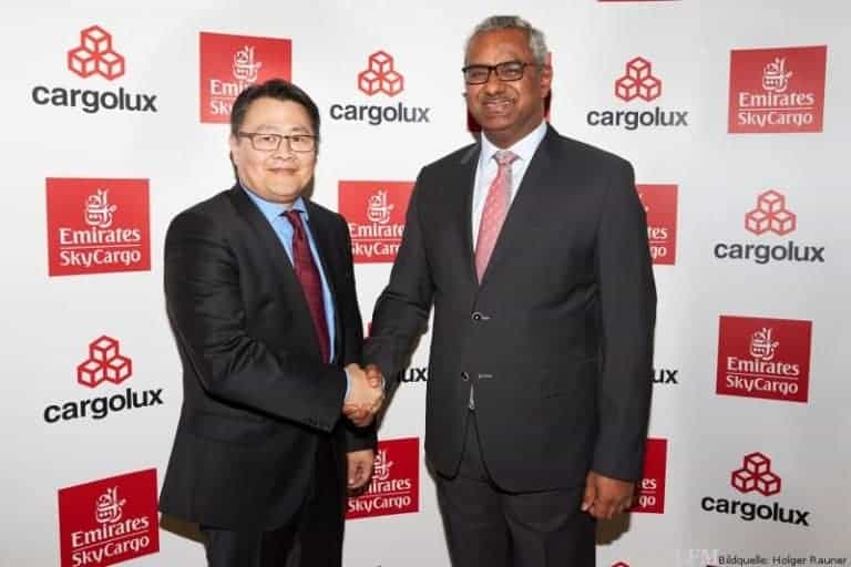 Zusammenarbeit von Emirates SkyCargo und Cargolux