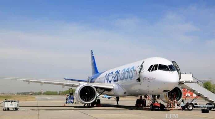 MC-21 vor seinem Erstflug