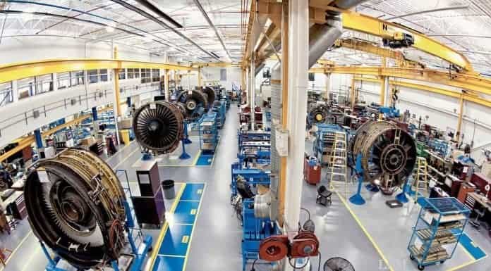 Prüfstand für pneumatische Starter bei MTU in Kanada