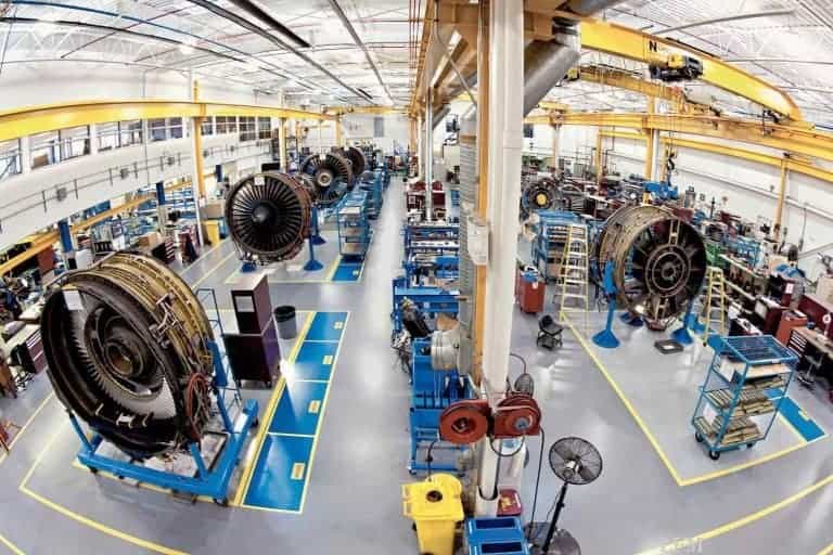 Prüfstand für pneumatische Starter bei MTU in Kanada