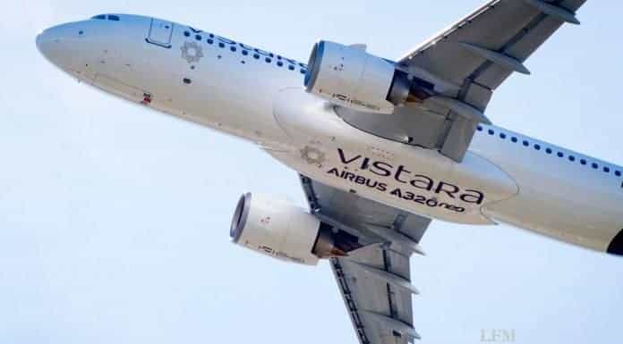 A320neo an Vistara aus Indien übergeben