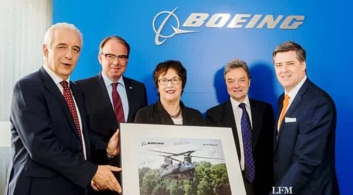 Chinook von Boeing mit Verbundbauteilen aus Sachsen