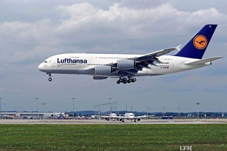 Premium auf Langstrecken: Lufthansa A380 in München