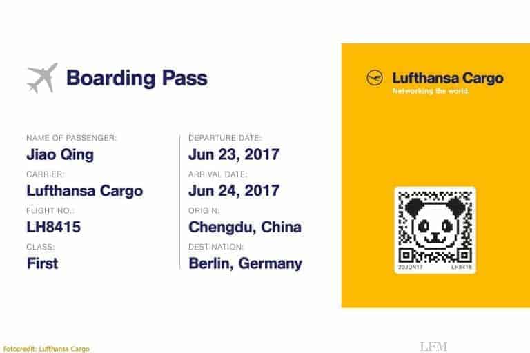 Panda an Bord: Flug aus Chengdu direkt nach Berlin