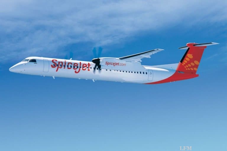 50 Bombardier Q400 für indische SpiceJet