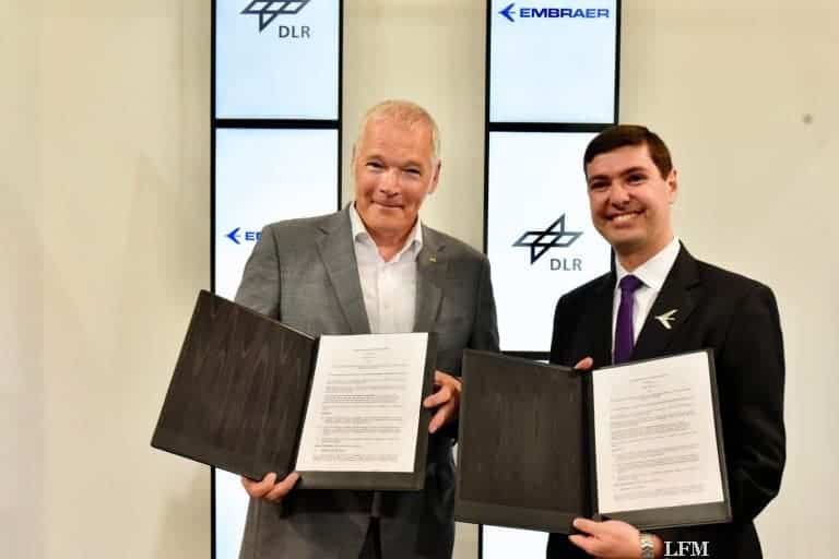 Embraer kooperiert mit DLR bei Flugzeugforschung