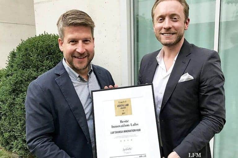 Innovation Hub der Lufthansa in Deutschland auf Platz 1