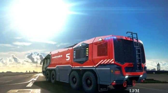 Panther 8×8: Größtes Löschfahrzeug für Flughafen Wien