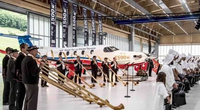 Pilatus übergibt 1.500. Flugzeug des PC-12