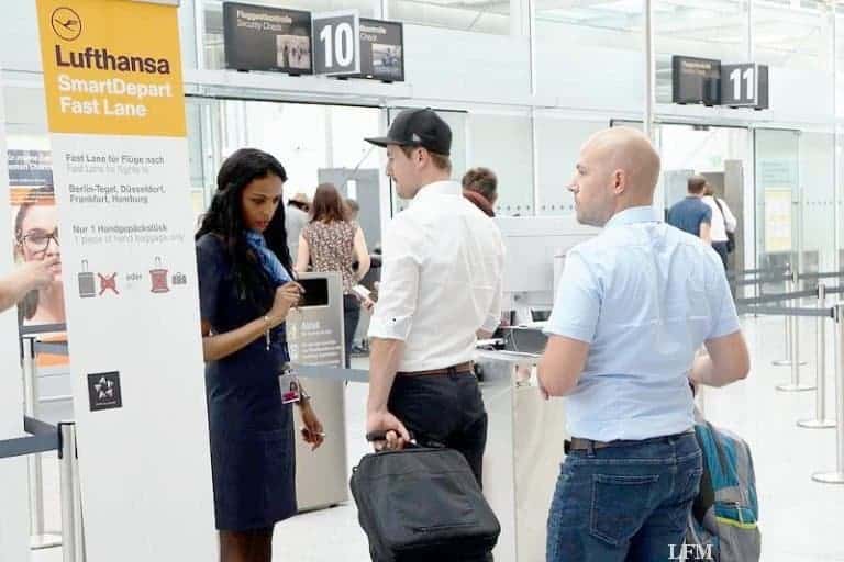 Lufthansa plant eigene Sicherheitskontrolle für schnelleres Bording