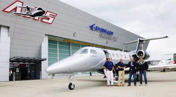 Phenom 300 in Mengen angekommen