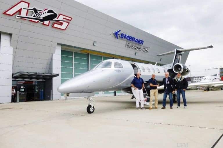 Phenom 300 in Mengen angekommen