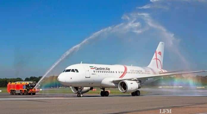 Qeshm Airlines in Hamburg gelandet – Bahn am Freitag gesperrt