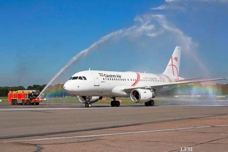 Qeshm Airlines in Hamburg gelandet – Bahn am Freitag gesperrt