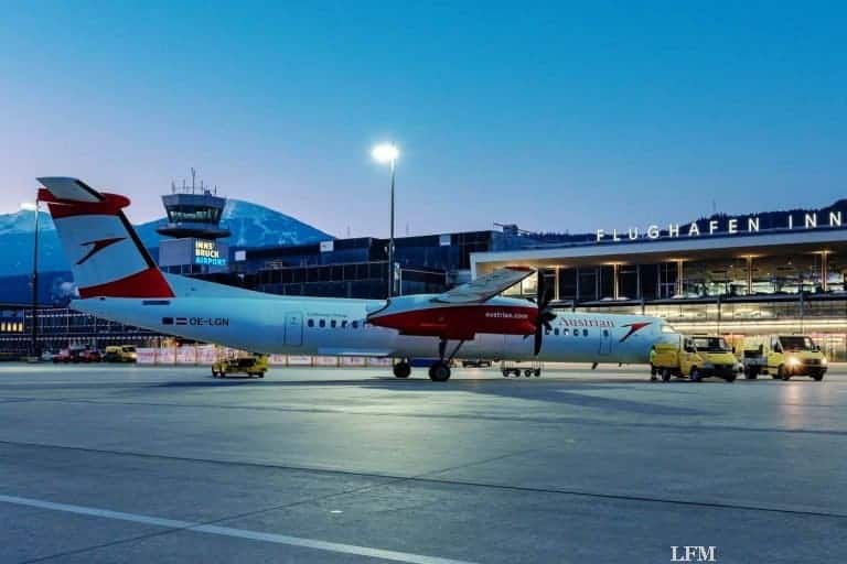 Flughafen Innsbruck erneut über der Million bei Passagieren