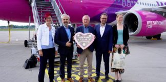 Erstflug nach Suceava