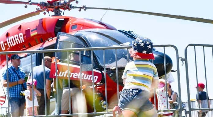 Rettungsheli Christoph 60 feierte Jubiläum in Suhl
