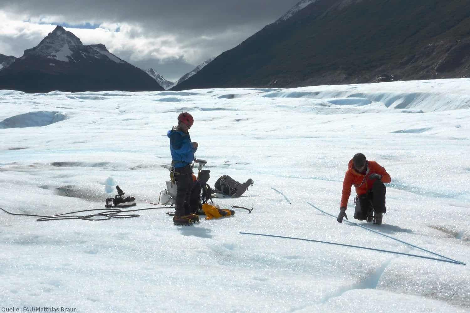 Radarsatelliten erfassen Massenverluste an Gletschern