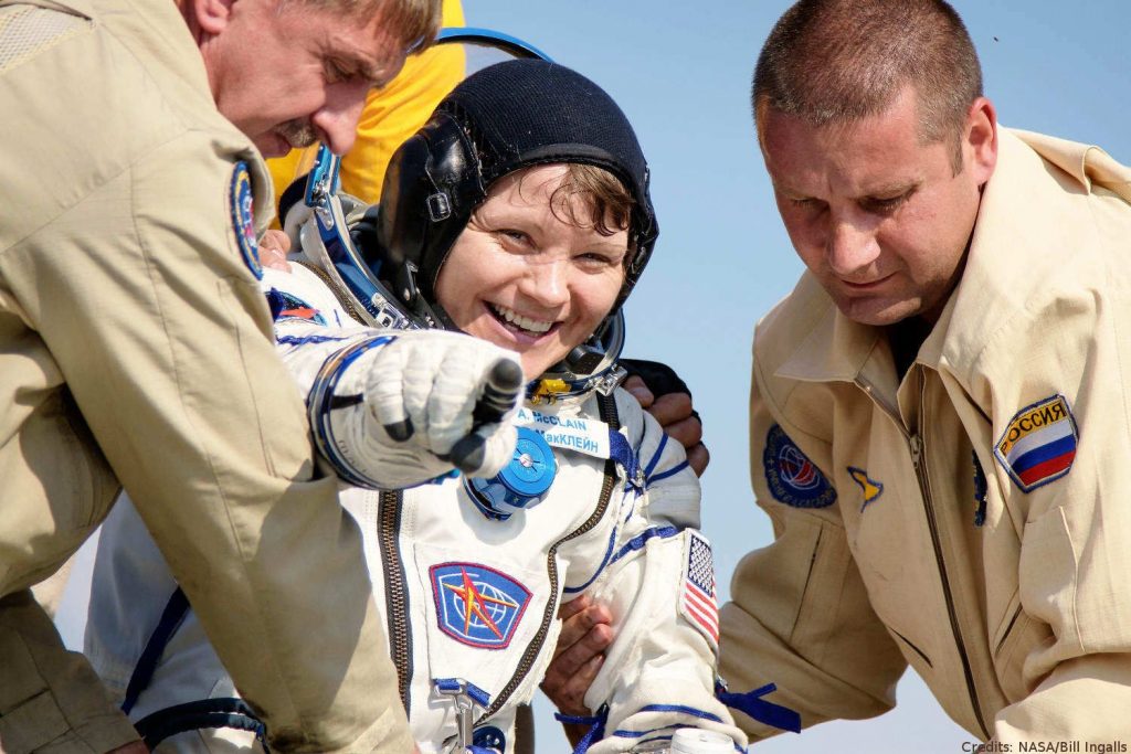 NASA-Astronautin Anne McClain landete mit der Soyuz in Kasachstan
