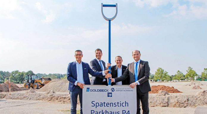 Flughafen Nürnberg baut Parkhaus mit ca. 3.600 Plätzen Flughafen Nürnberg baut Parkhaus P4