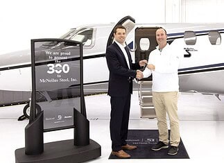 300. Cessna Citation CJ4 ausgeliefert. Der Business Jet geht an die Firma McNeilus Steel in Minnesota.