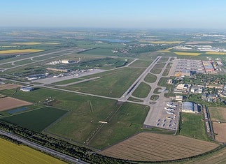 Leipzig Halle Airport - Luftaufnahme