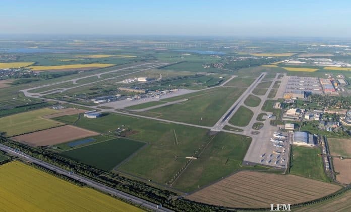 Leipzig Halle Airport - Luftaufnahme