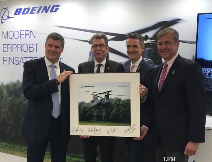 Boeing und ESG kooperieren im Wettbewerb um einen neuen Schweren Transporthubschrauber (STH) der Bundeswehr