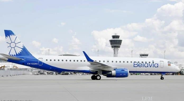 Belavia Belarusian Airlines fliegt Minsk mit Embraer