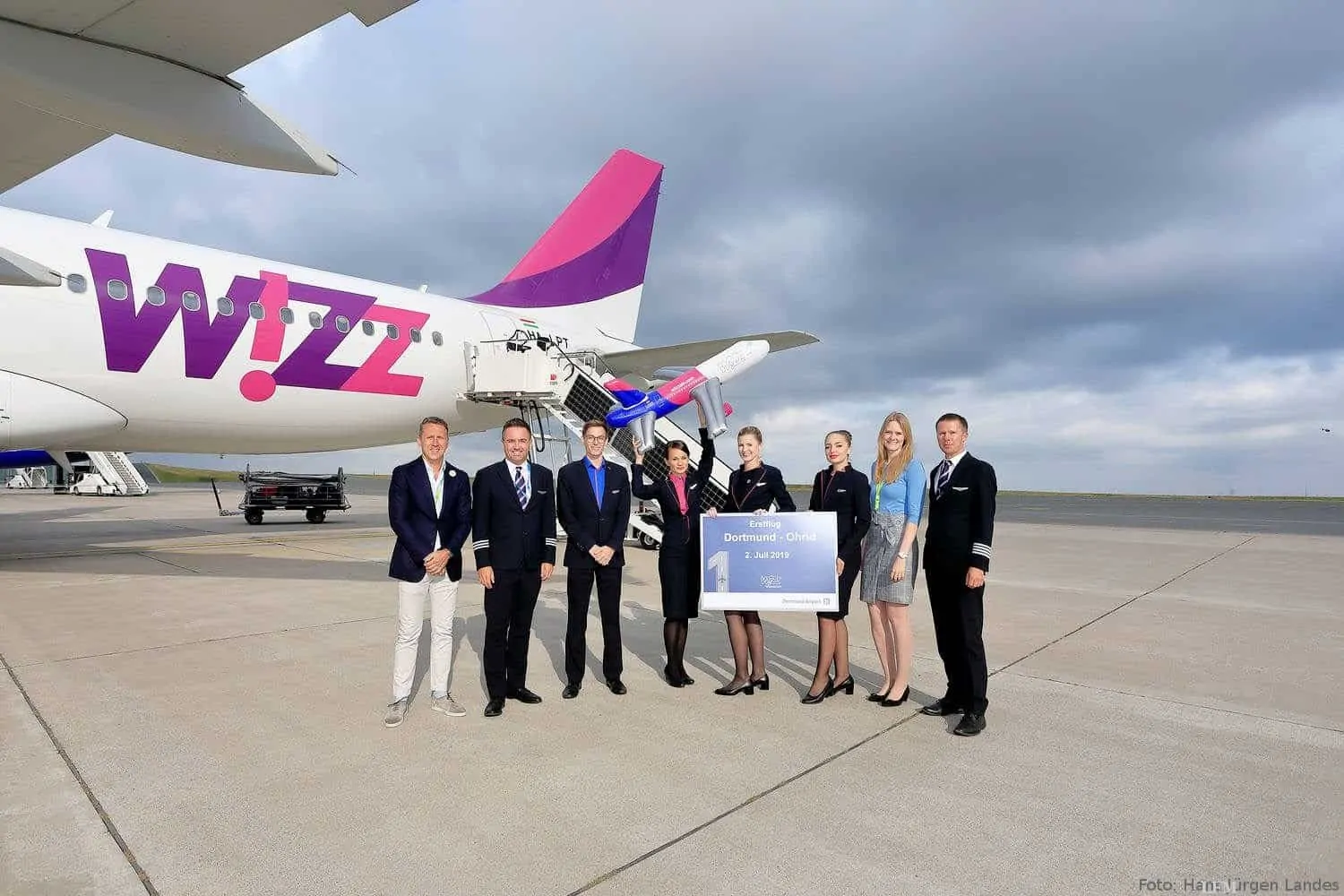 Wizz Air fliegt ab Dortmund nach Ohrid (Mazedonien)