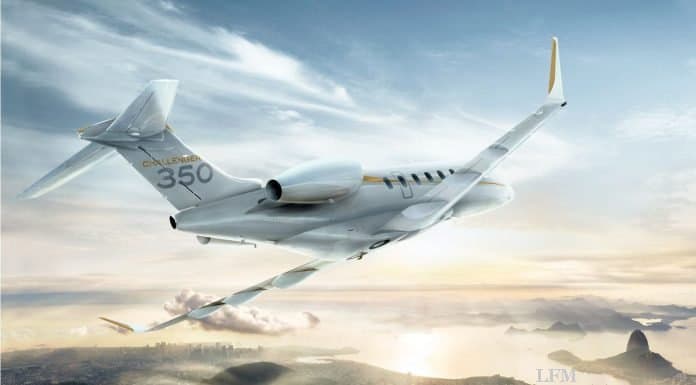 Bombardier Challenger 350 bei 300 ausgelieferten Jets Bombardier Challenger 350