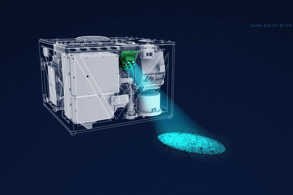 MASCOT-Radiometer MARA: Das Radiometer MARA wird genutzt, um die Oberflächentemperatur auf dem Ryugu in hoher Auflösung zu vermessen sowie die Temperaturunterschiede beim Tag-/Nachtwechsel auf dem Asteroiden.