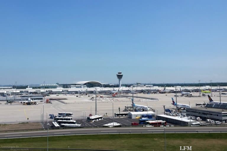 Betrieb am Flughafen München