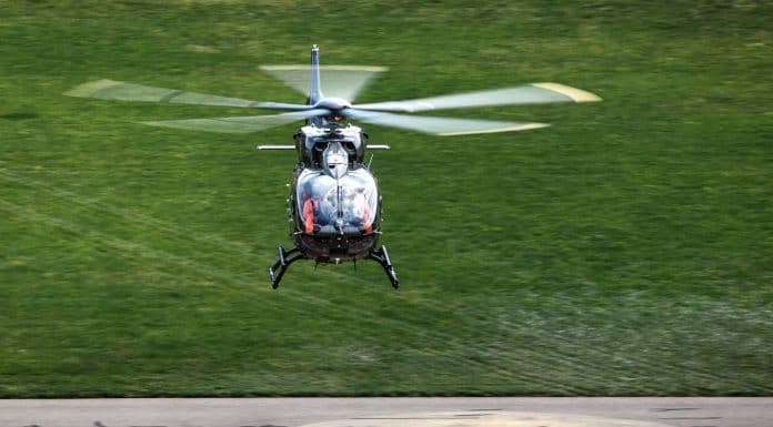 Airbus H145 mit Fünfblattrotor bei EASA-Testflügen