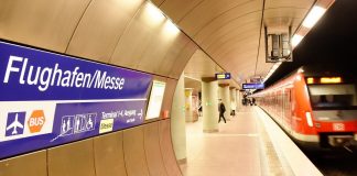 S-Bahn zum Flughafen Stuttgart