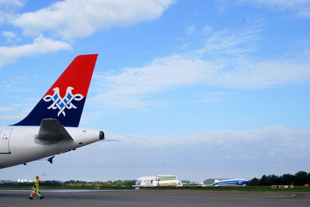 Friedrichshafen Airport: Air Serbia Erstflug aus Niš