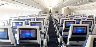 Neue Premium Economy und Economy Class von China Southern mit Recaro Sitzen des Typs PL3530 und CL3710 ausgestattet.