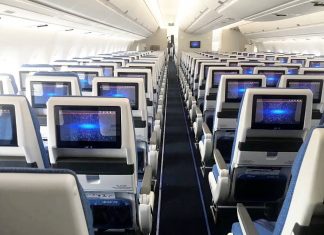 Neue Premium Economy und Economy Class von China Southern mit Recaro Sitzen des Typs PL3530 und CL3710 ausgestattet.