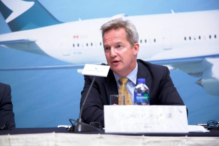 Cathay Pacific Chef Rupert Hogg tritt zurück