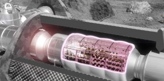 Gewächshauskonzept für den Einsatz auf Mond und Mars: Die Wissenschaftler des EDEN-ISS-Projekts haben als Ergebnis ihrer Forschungen ein neues Designkonzept für ein Weltraumgewächshaus entworfen. Dieses Gewächshaus ist für einen Start mit einer Falcon 9-Rakete konzipiert und entfaltbar, um mit ausreichend Raum auf Mond und Mars Nahrung für die Astronauten bereitzustellen. Die Anbaufläche beträgt rund 30 Quadratmeter.